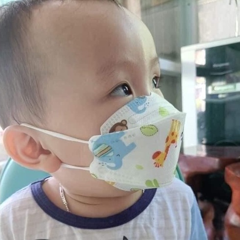 100 Chiếc Khẩu Trang Trẻ Em KF94 Kháng Khuẩn Xuất Hàn