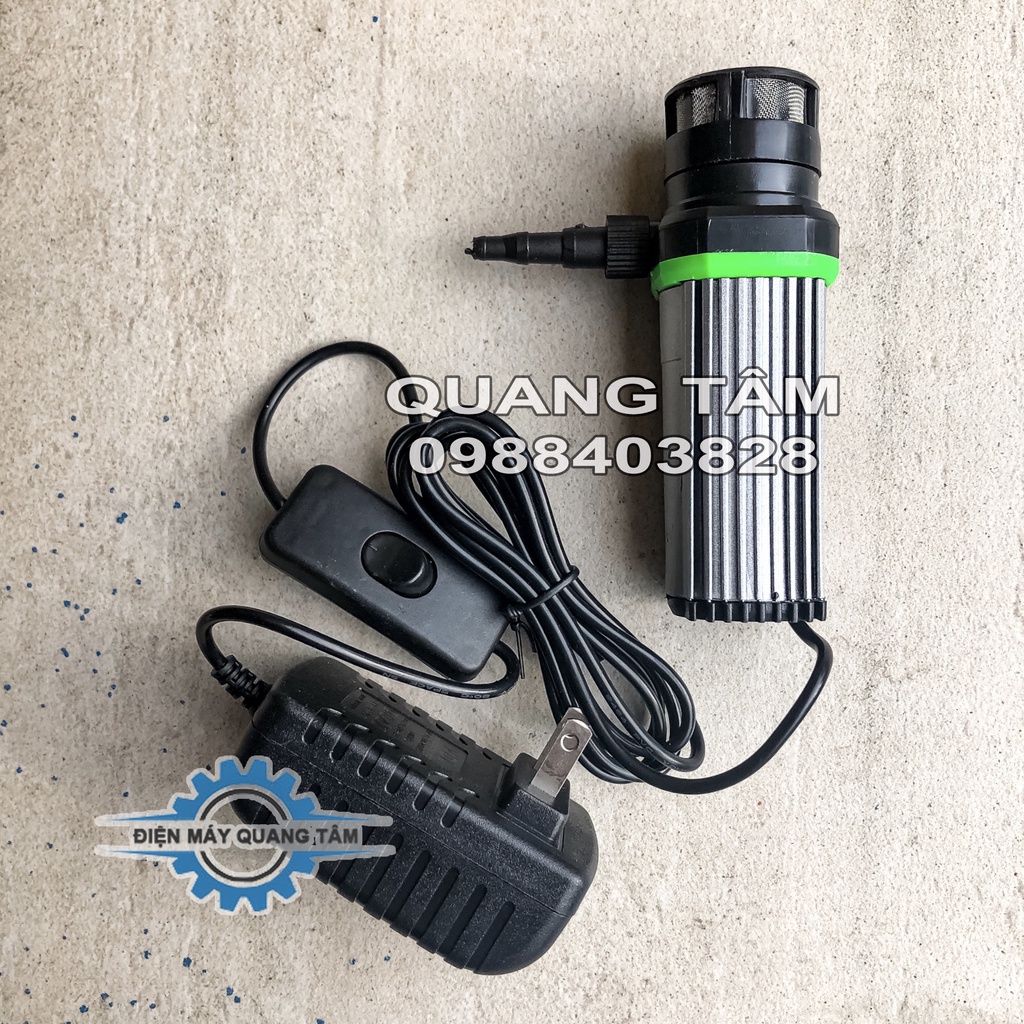 Máy Bơm Nước Đẩy Cao Mini 12V Hỗ Trợ Khoan - Cắt Nanxin/Madika/JNPA (Cây, Tiểu Cảnh,..)