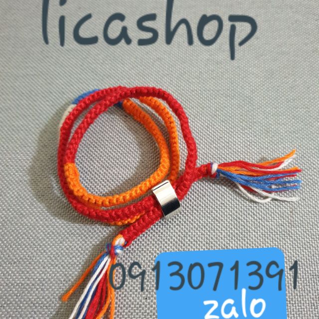 Dây buộc tóc your name móc khóa inox hợp kim