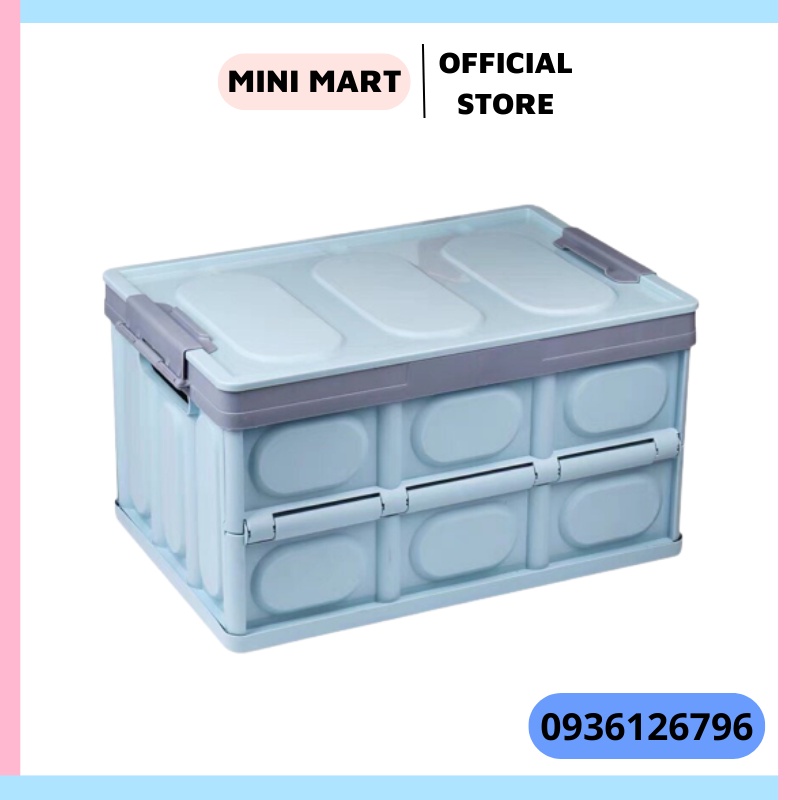 Thùng Đựng Đồ - Hộp Để Đồ Gấp Gọn Đa Năng, Để Cốp Sau Ô Tô - Tiện Lợi, Nhựa PP Cao Cấp 33L + 55L