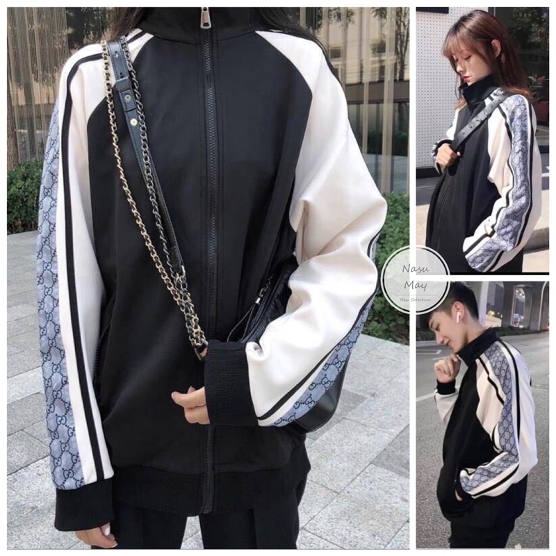 [XẢ KHO HÀNG LỖI] Áo Khoác Gió Bomber Jacket Dù Nam Nữ Sọc Tay Phản Quang Siêu Chất