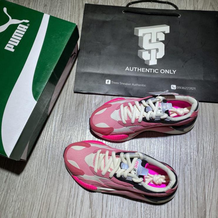 Giày thể thao nữ Puma RS-X3 Puzzle White Pink - 37157006 - Hàng Chính Hãng