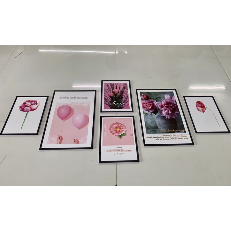 Bộ 6 Tranh Fomex Treo Tường - Dán Tường - GIÁ SIÊU RẺ - tranhdecor - tranhtrangtri - Chuối Decor