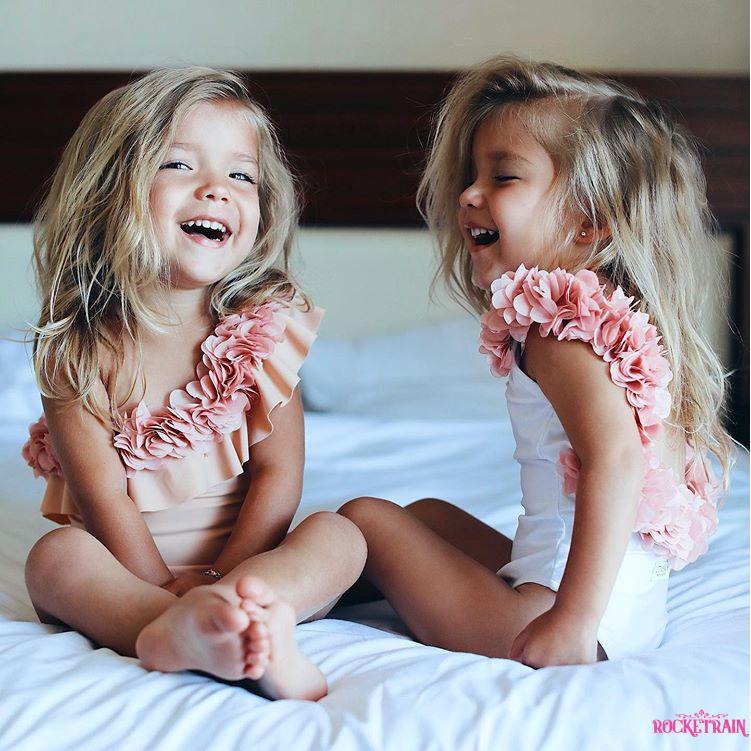 Đồ Bơi Một Mảnh Không Tay Dễ Thương Cho Bé Gái