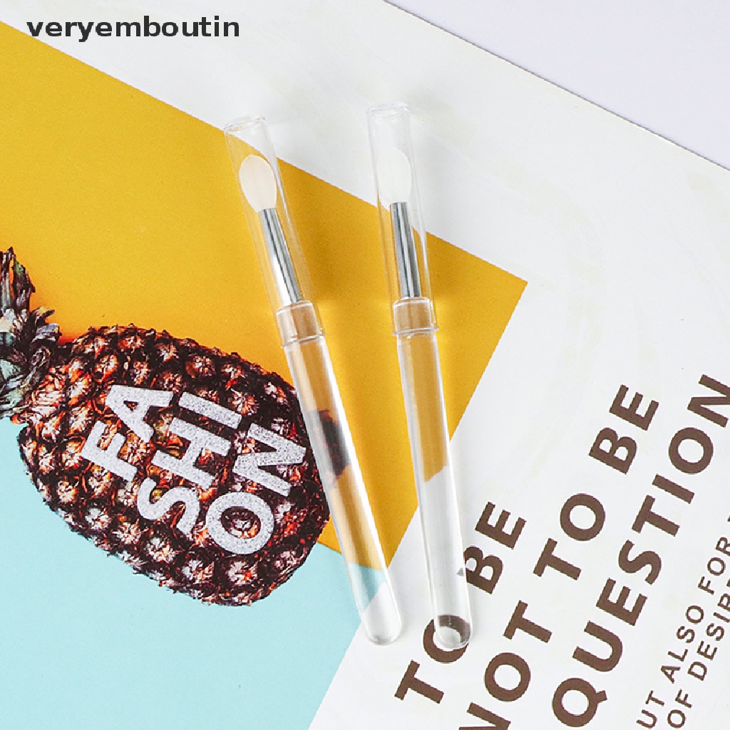 Set 2 Cọ Tô Son Môi Bằng Silicone Đa Năng Tiện Dụng