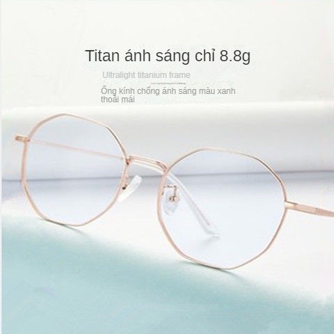 Kính Cận Tròng Lục Giác Phong Cách Hàn Quốc Cho Nữ