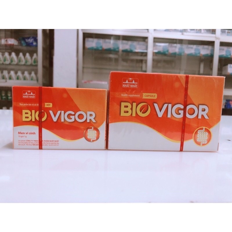 Men vi sinh Bio ViGor giảm rối loạn tiêu hóa, đầy hơi, chướng bụng, ăn khó tiêu - CN124