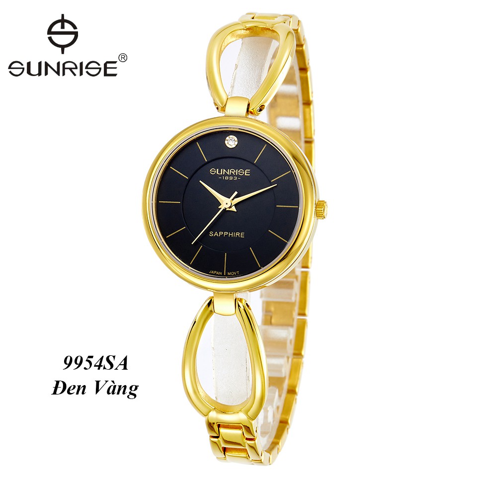 Đồng hồ nữ siêu mỏng Sunrise 9945SB và 9954SA kính Sapphire chống xước chống nước tố | BigBuy360 - bigbuy360.vn