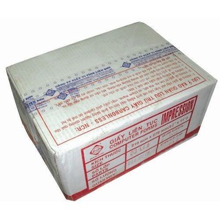 [GÌ CŨNG RẺ] Giấy in liên tục 1, 2, 3, 4, 5 liên kích cỡ 210x279mm cho máy vi tính