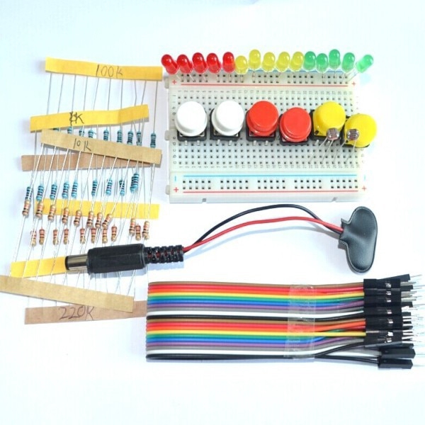 Starter Kit Uno R3 Mini Breadboard LED Jumper Wire Button for arduino Diy Kit school education lab