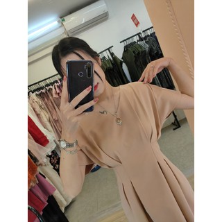 ĐẦM BE EO THUN THIẾT KẾ K616 - Thời trang Lila (Hàng may thiết kế ,ảnh thật shop tự chụp)