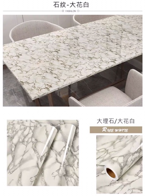 5M decal dán tường giả đá chống nước keo sẵn khổ 60 cm