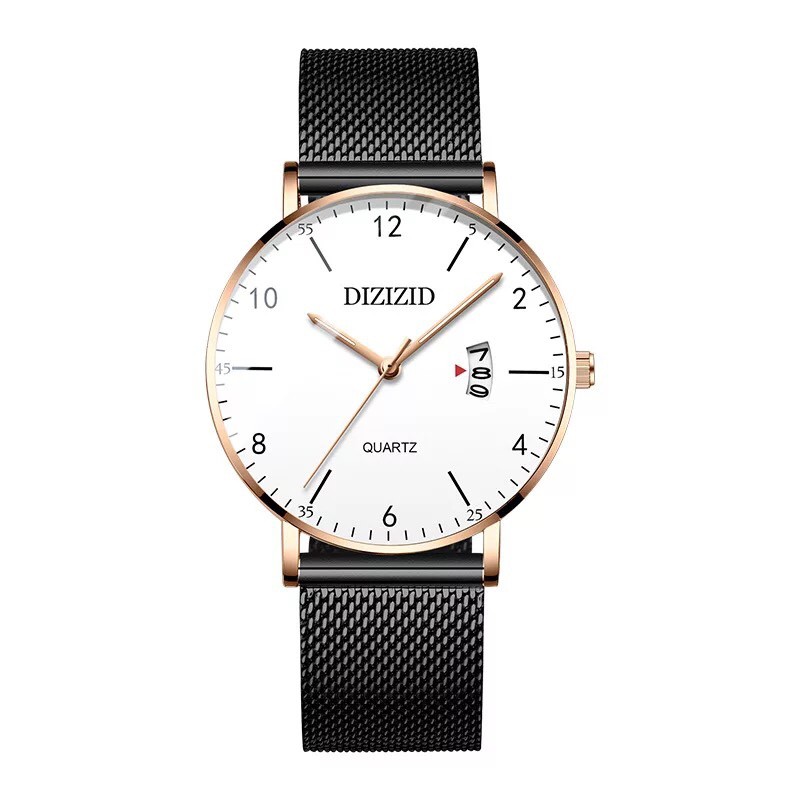 (CHÍNH HÃNG) Đồng hồ nam chính hãng DIZIZID DZ66 dây thép Titanium cao cấp, phong cách thượng lưu