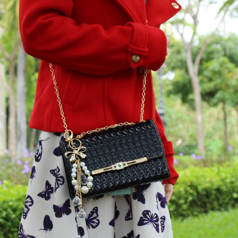 Túi Caro Bóng - Màu Đen [T06]