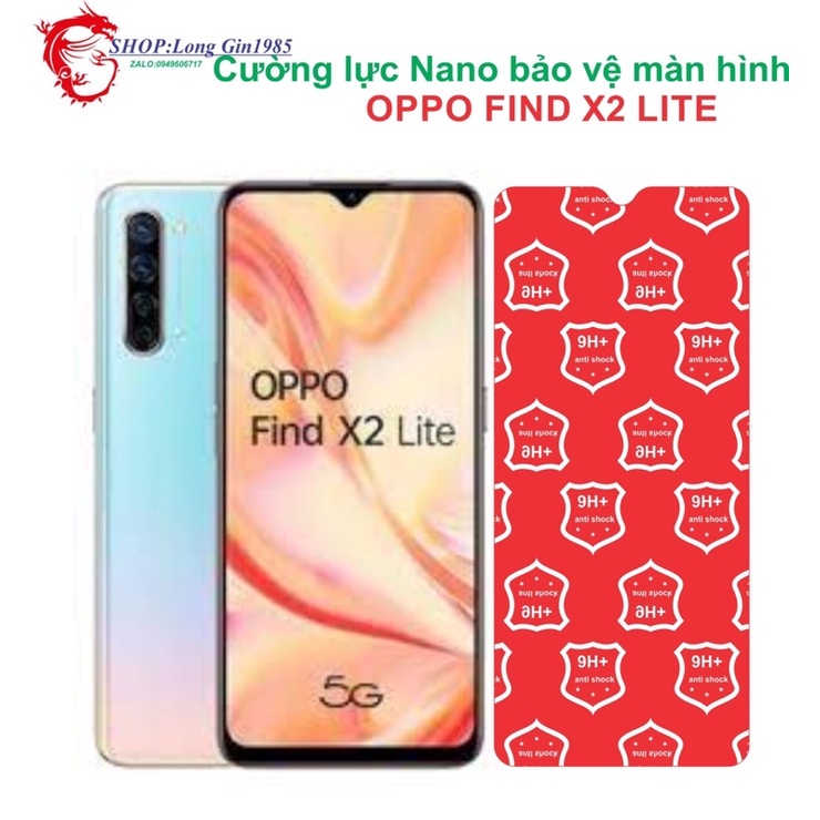 Oppo FIND X2 Lite Cường lực Nano chống va đập chống trầy xước