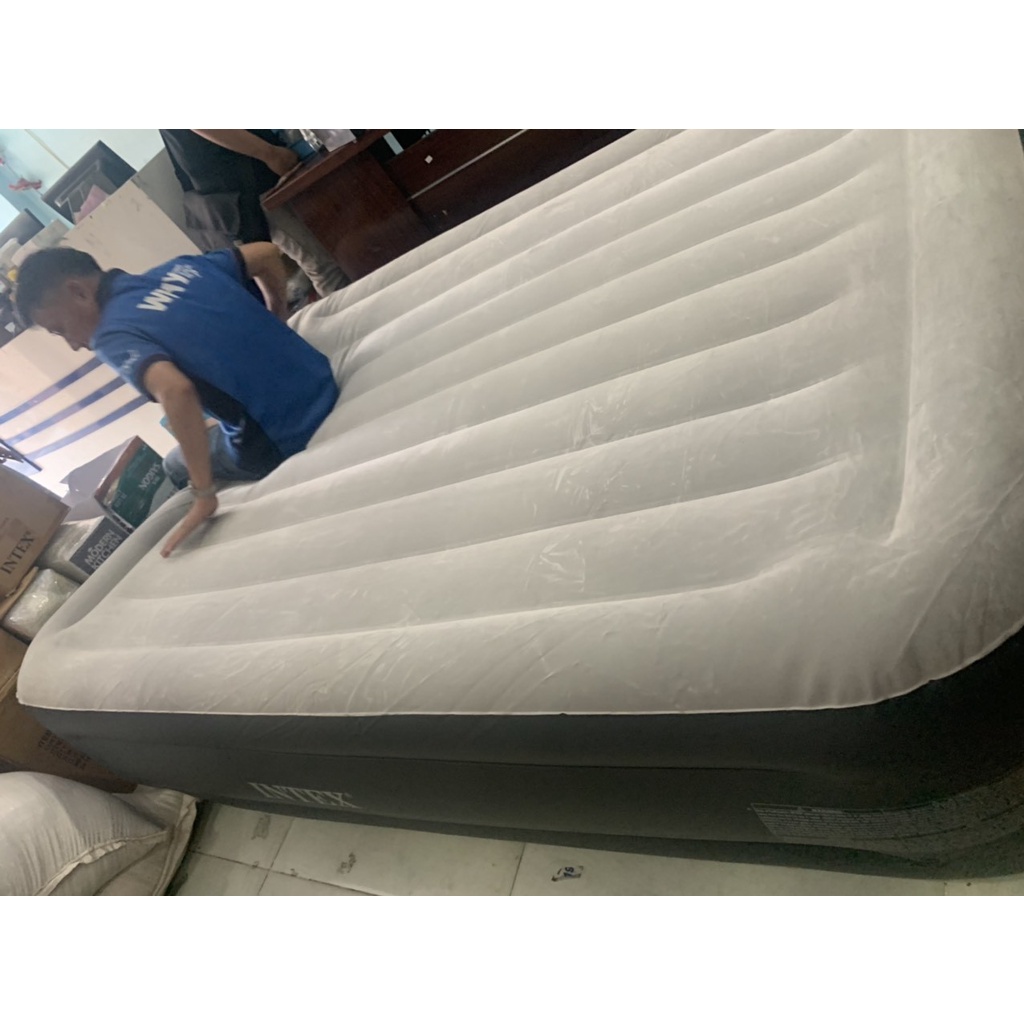 Giường hơi đôi tự phồng công nghệ mới INTEX 64126