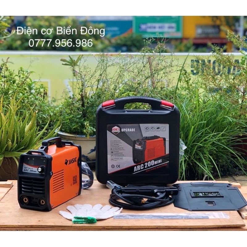 🌈 FREESHIP🌈 Tặng BÓ que Hàn VALY Máy Hàn điện tử JASIC ARC 200MINI IGBT NEW hàn sắt, tôn gia đình, công nghệ sản xuất