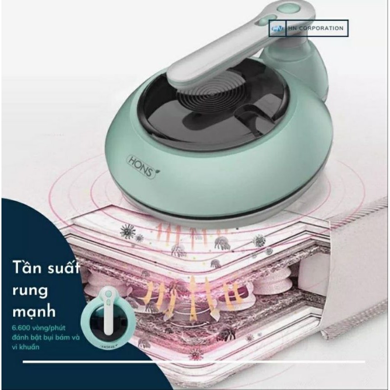 (Có sẵn Bản mới 2021) Máy hút bụi diệt khuẩn giường nệm HONS 2100 nội địa Hàn Quốc | BigBuy360 - bigbuy360.vn