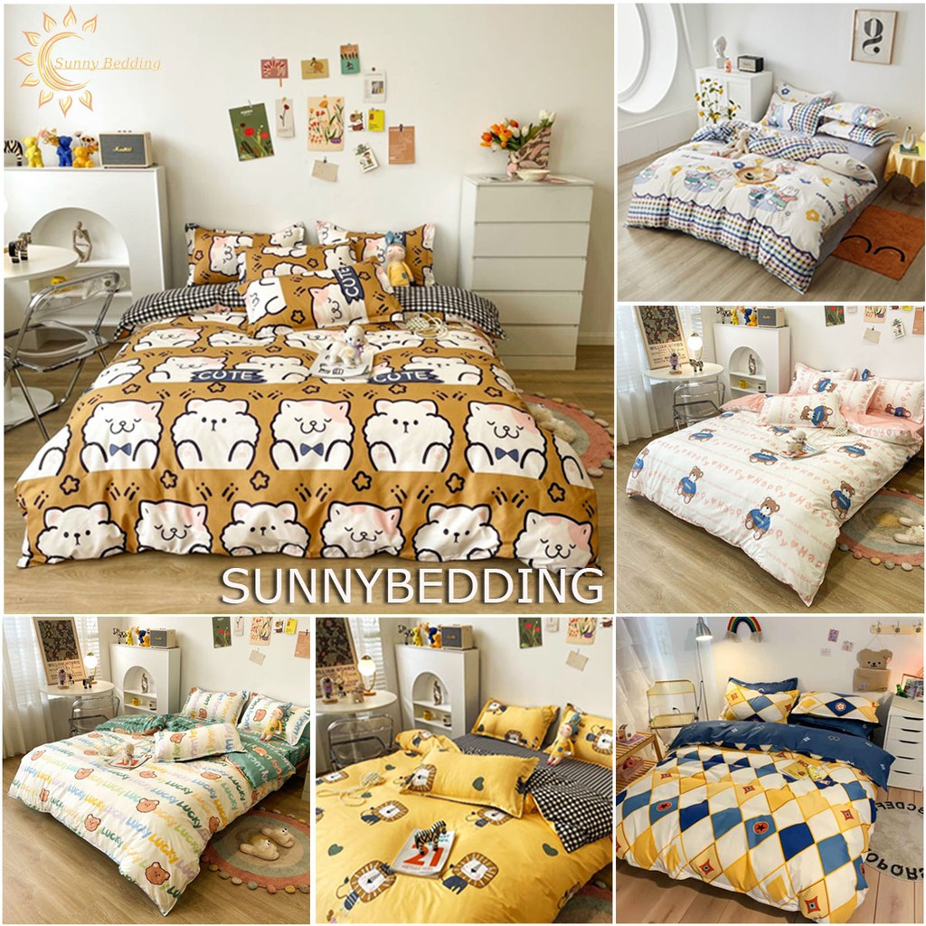 [sale hot ] bộ chăn ga - 💖cotton poly mẫu mới đáng yêu💖 SUNNYBEDDING 💖 miễn phí bo chun và làm ga phủ theo yêu cầu