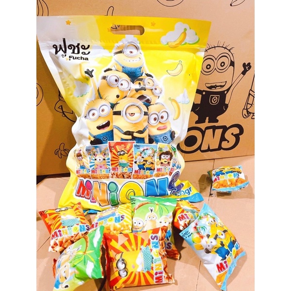 SNACK MINION KHỔNG LỒ (MỖI BỊCH TẶNG KÈM STICKER MINION)