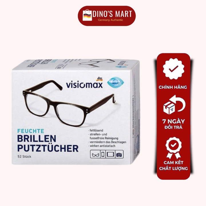 Giấy Visiomax Lau Màn Hình Điện Thoại, Mắt Kính, Máy Ảnh, Sạch Bóng Bề Mặt