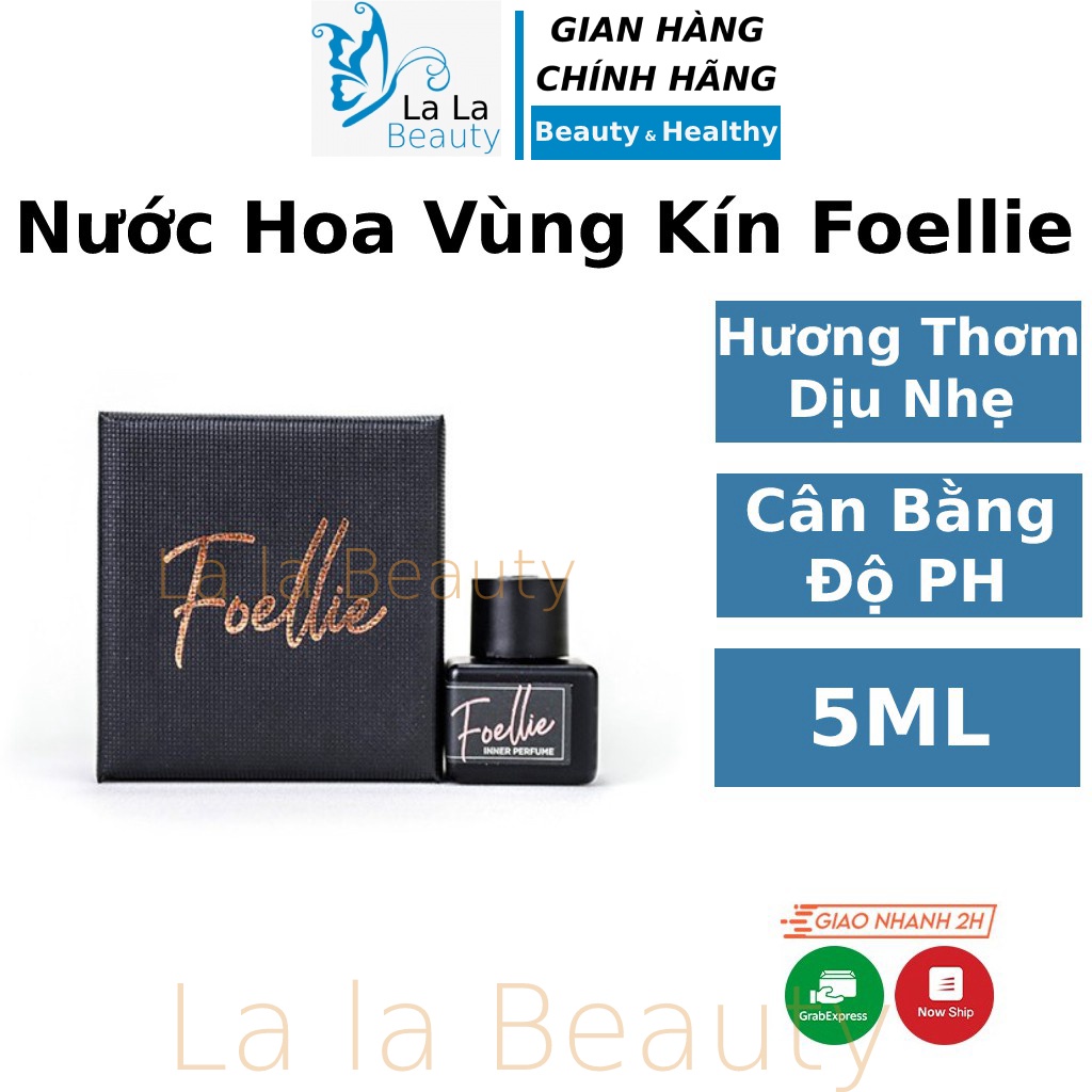 Nước hoa vùng kín thơm nữ Foellie Eau De Innerb 5ml thảo mộc mùi hương quyễn rũ nồng nàn mãnh liệt La La Cosmetic - NHVK
