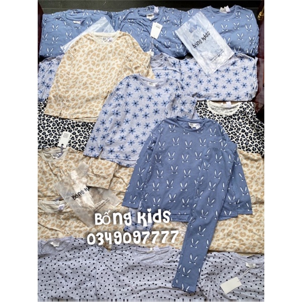 Bộ Thu PJ Bé Gái Cotton Seed