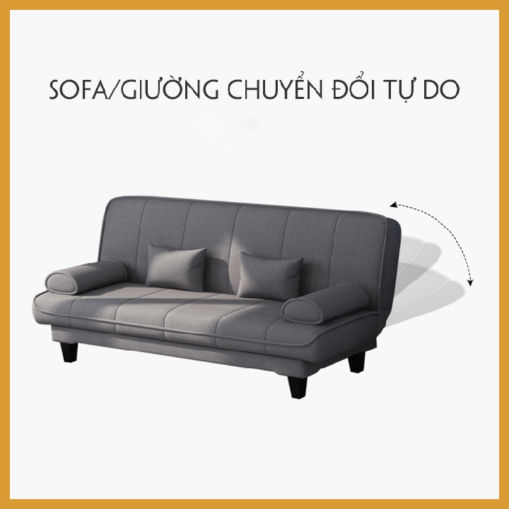 Ghế Sofa Thông Minh Chuyển Hóa Thành Giường, Sofa Lười Phòng Khách Phong Cách Hàn Quốc, Kích Thước 1m2 (1m75)x 0,51m