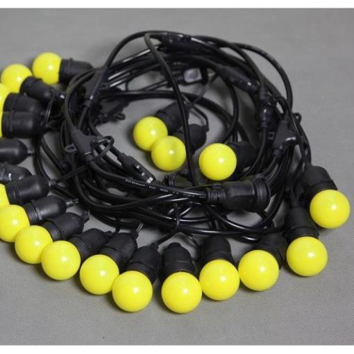 Dây đèn led búp chanh 7 mét 14 bóng 1w trang trí shop, nhà cửa sân vườn