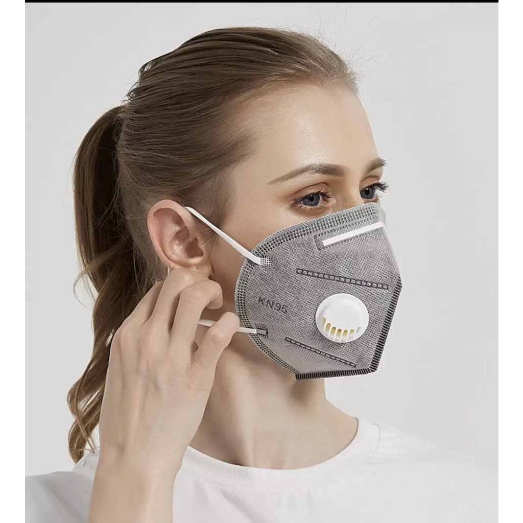 SET 20 Khẩu trang KN95 CÓ VAN THỞ thoáng khí chống vi khuẩn bụi mịn hiểu quả