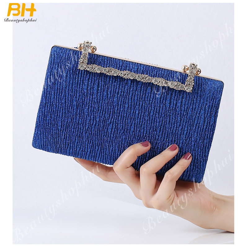 Túi Xách Đeo Vai Đính Đá Lấp Lánh Dành Cho Nữ