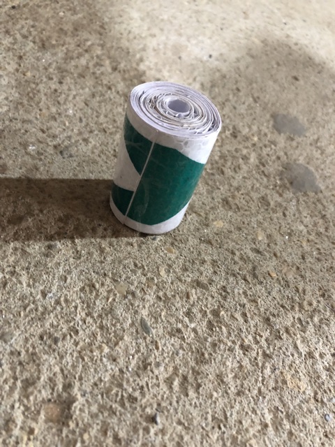 2 mét phản quang trắng+xanh lá