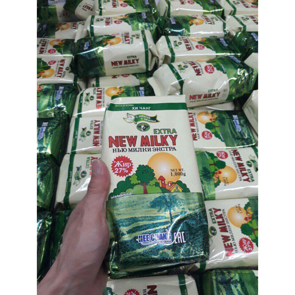 Sữa béo nga Newmilky hàng nội địa Nga gói 1000gm giá sale