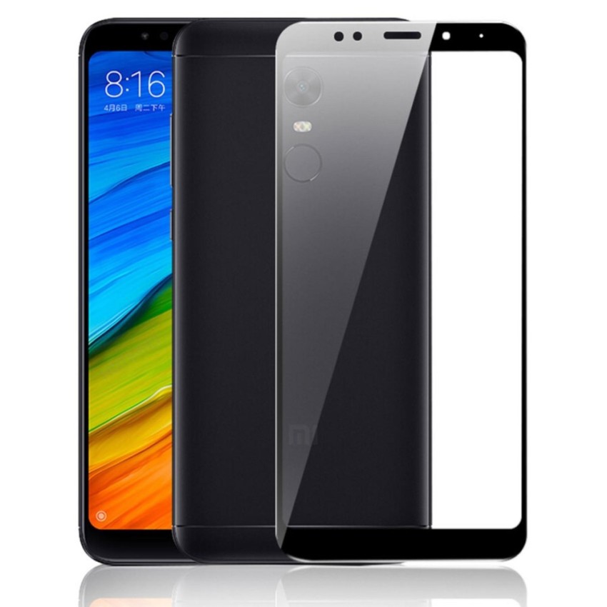 Kính cường lực Xiaomi Redmi 5 plus full màn hình 9D tặng giấy lau 2 lớp