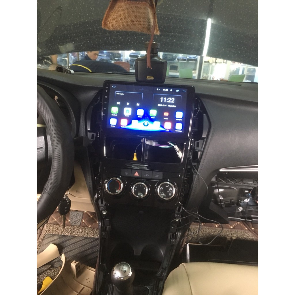 Màn Hình 9 inch Cho Xe VIOS 2018-2020,  Đầu DVD Android Tiếng Việt Kèm Mặt Dưỡng Giắc Zin Xe TOYOTA VIOS