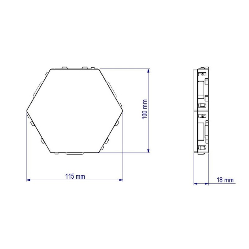 [HOT TREND ] Đèn ngủ HELIOS TOUCH DECOR - Đèn phòng ngủ, đèn tường Decor Cảm Biến Tổ Ong