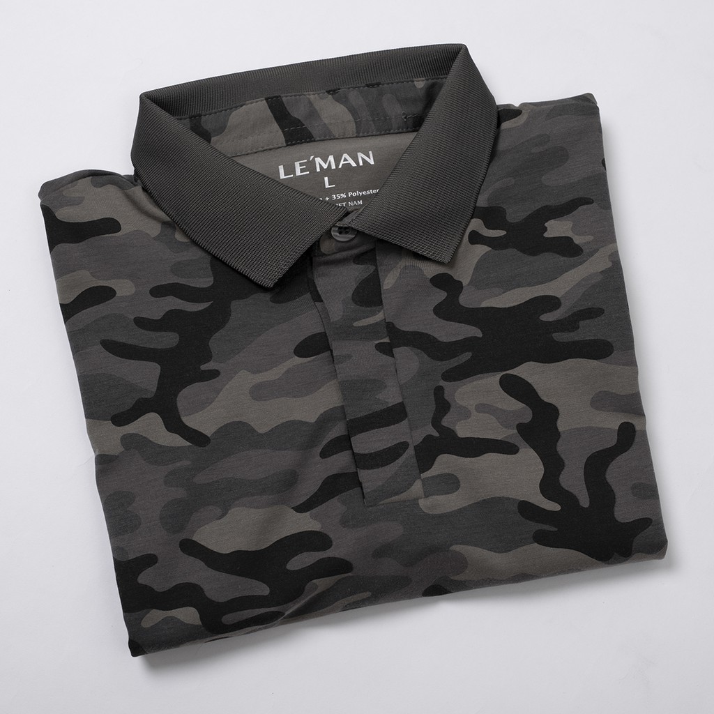 xả kho HOT [Mua 2 giảm 20%] Áo thun nam polo họa tiết camo rằn ri Basis 2020 NEW [ SẴN HÀNG ] ' 2020 :P . HOT ✔ * ` .