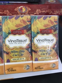  khăn giấy bỏ túi Vinatissue (10 tờ, 3 lớp)