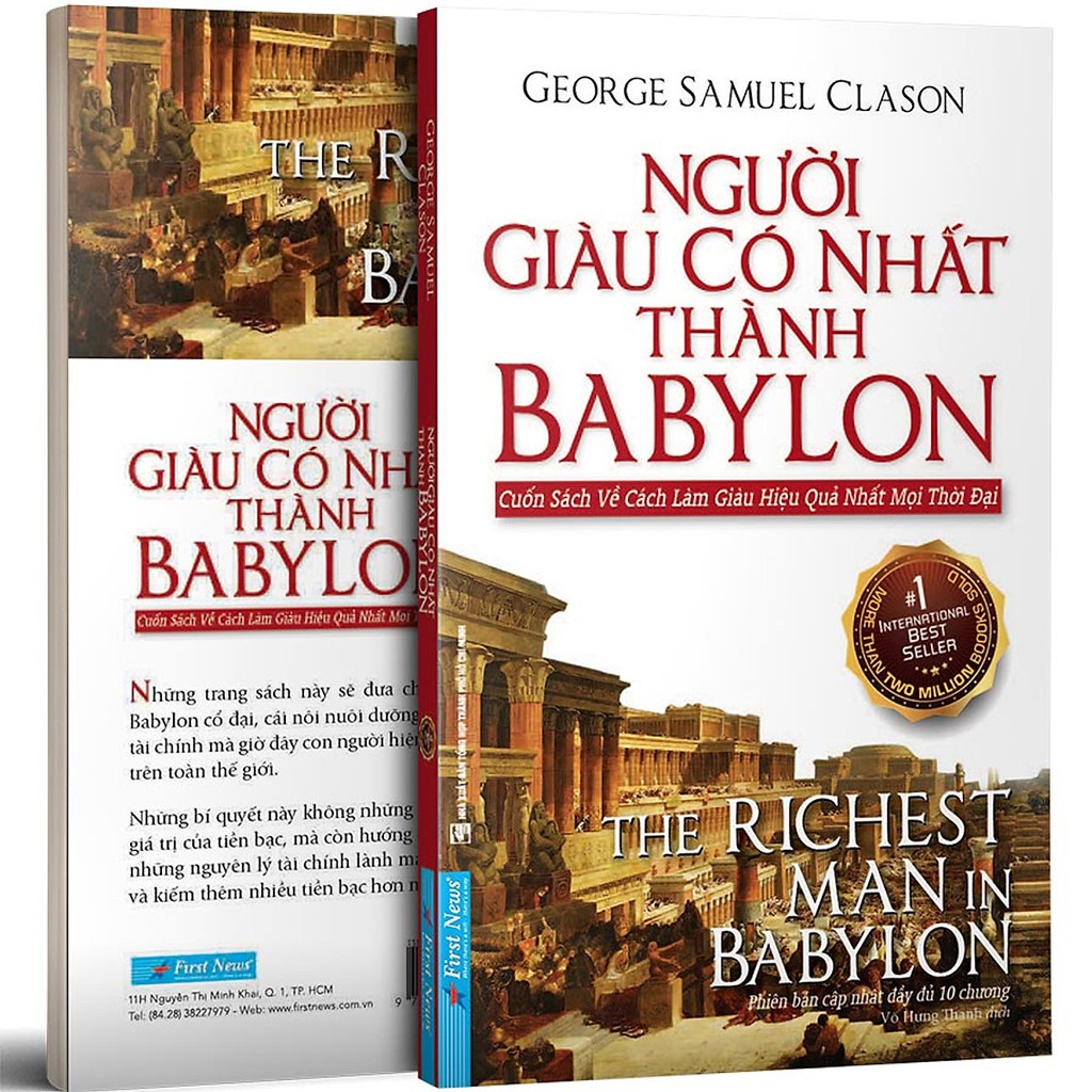 Sách - Người Giàu Có Nhất Thành Babylon - Tặng Bookmark Danh Ngôn