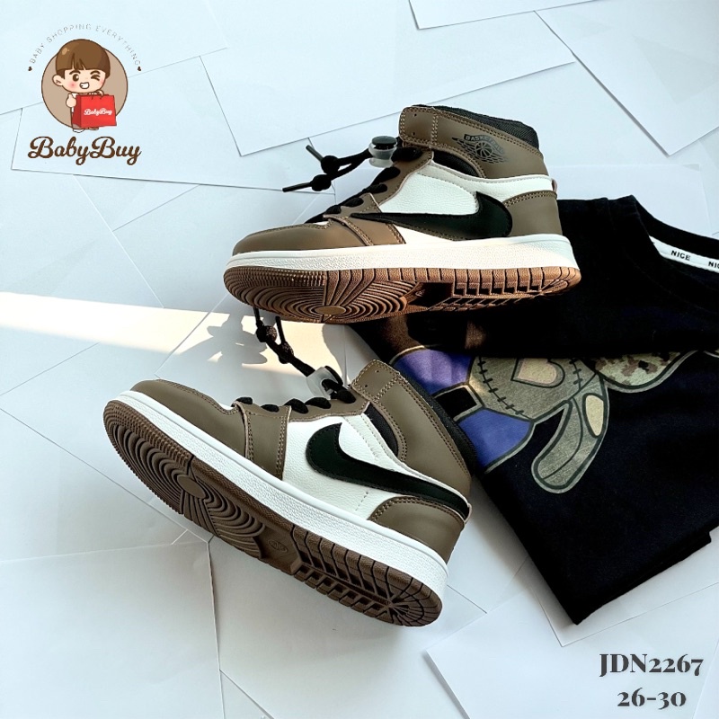 GIÀY BÉ TRAI , GIÀY SNEAKER CHO BÉ ,GIÀY TRẺ EM JD NÂU NGƯỢC