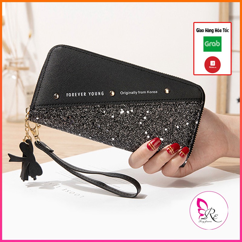 Ví nữ dài cầm tay cao cấp đẹp đựng tiền giá rẻ nhiều ngăn VD09 | BigBuy360 - bigbuy360.vn