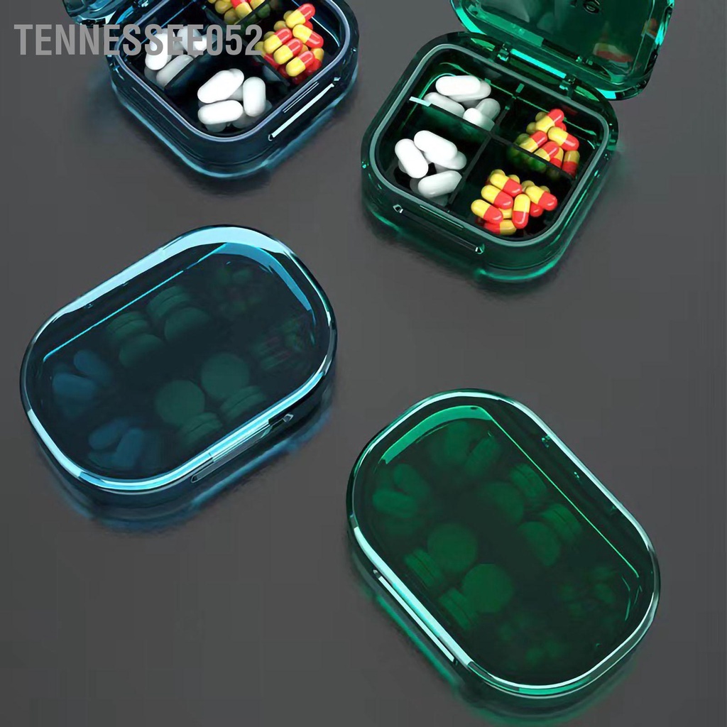 Tennessee052 Hộp đựng thuốc nhỏ cầm tay Du lịch Thuốc pha chế gia dụng Thực phẩm đình bảo quản kín