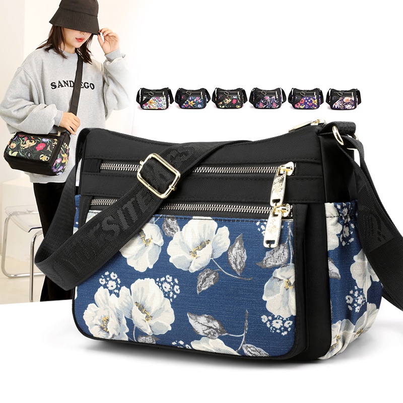 Túi Xách Vải Oxford Nhẹ Cỡ Lớn In Họa Tiết Thời Trang Cho Nữ