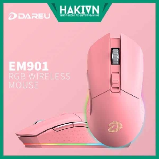 Chuột không dây Gaming Dareu EM901 Pink - Wireless
