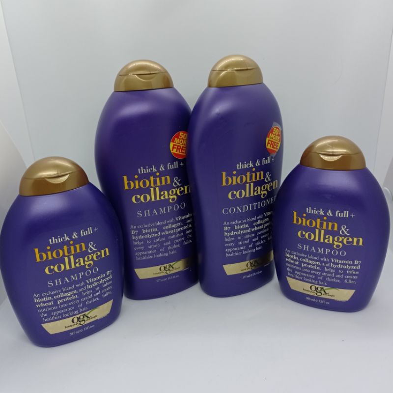 Dầu gôi và sữa tắm Biotin &amp; Collagen