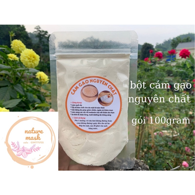 100gram bột cám gạo nguyên chất