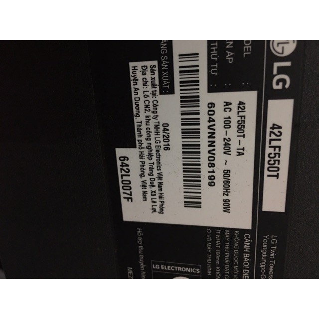 LG 42LF550T #42LB - Bộ 4 dãy  led 6v cho tivi LG 42LF550 42LF460T và các dòng tương tự