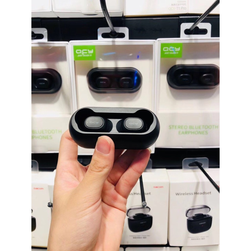 Tai nghe Bluetooth 2 tai mini QCY T1 - Huco Việt Nam