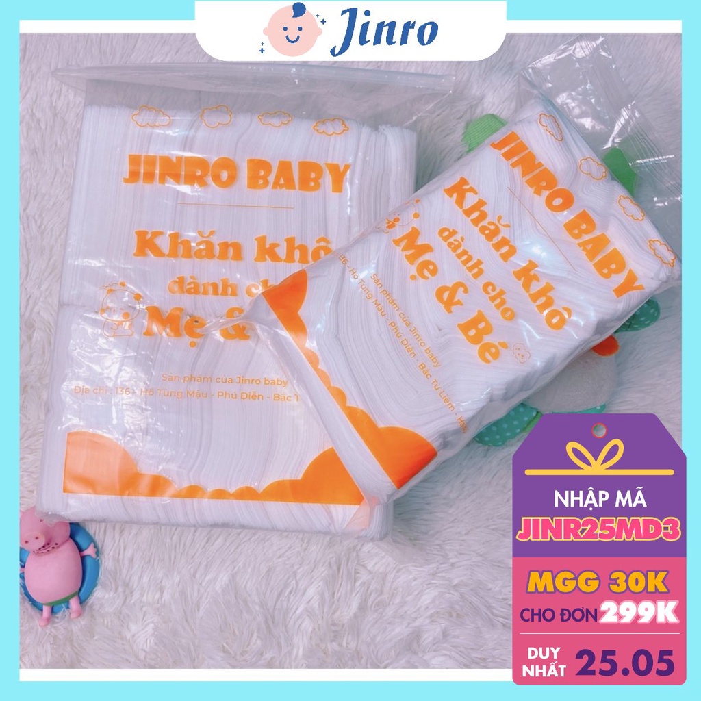 Khăn Khô Đa Năng JINRO BABY, Khăn Vải Khô Đa Năng Siêu Mềm