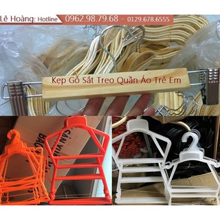 Combo Móc Kẹp Trẻ Em 50 Kẹp Gỗ, 50 Bộ Bé, 50 Bộ To và 30 Dây Lạt Nhựa